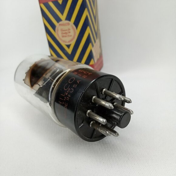 Mid Century Electronic Tube With Box Philco Model 6DQ6A NOS NIB 1950s - Picture 3 of 12